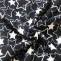 Hot selling lastest designs star pattern fashion printed polar fleece fabric